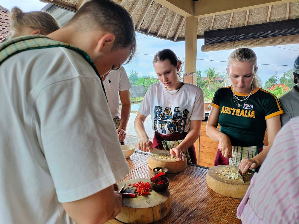 Matlagingskurs på Bali