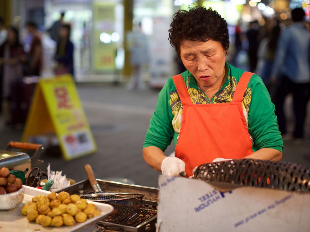 Street food i Seul